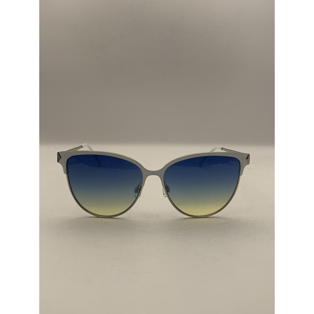 Martha Stewart Sunglasses HHMS0620-R MS142 WHSLV Silver Cat Eye Full Rim Womens